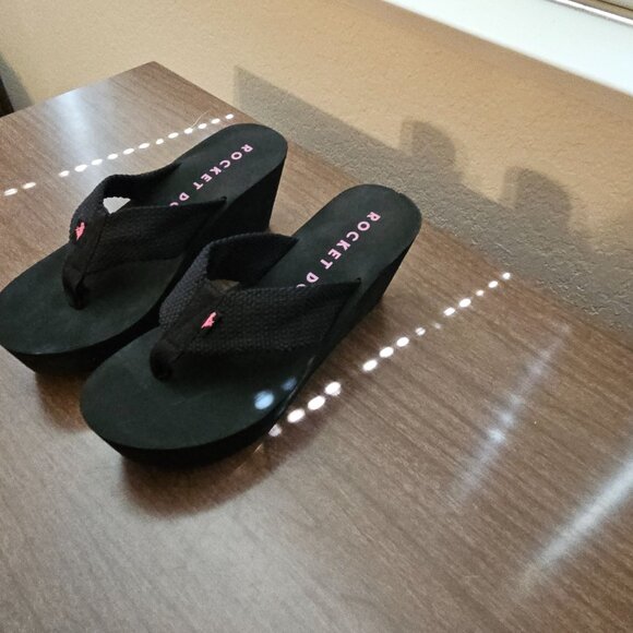 Rocket Dog Diver Platform Flip Flops Size 11 - Picture 3 of 8